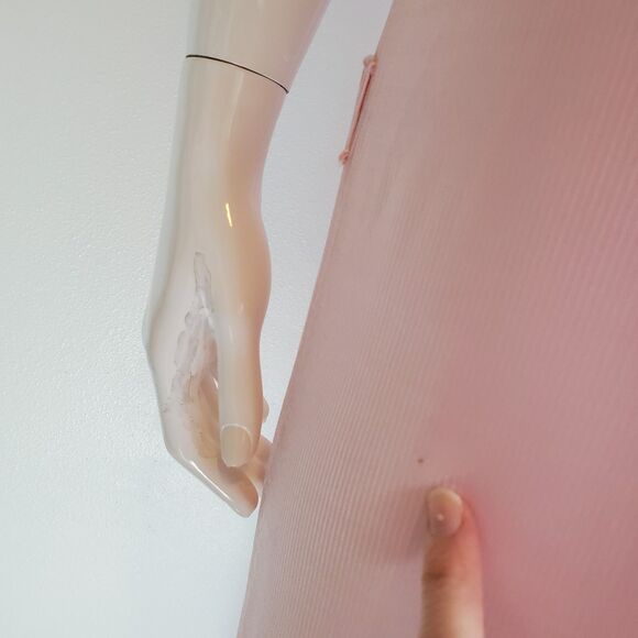 Vintage 1940s Rogers Run Proof Pink Slip Dress - Picture 7 of 9